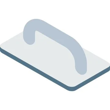 Plastering trowel tool vector icon plaster spatula Stock Illustration