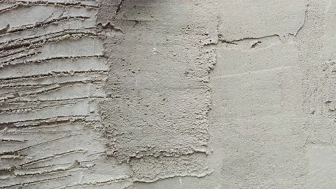 Plastering the wall, applying lime mortar on the wall 動画素材 238687916