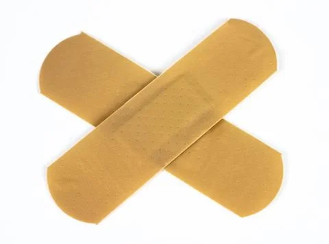 Plasters isolated Foto stock