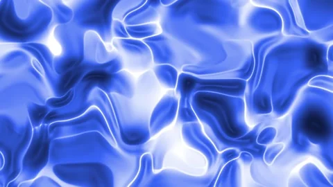 Plastic Abstract Blue and White Flowing Light Patterns Video Background Stock Footage 308628645