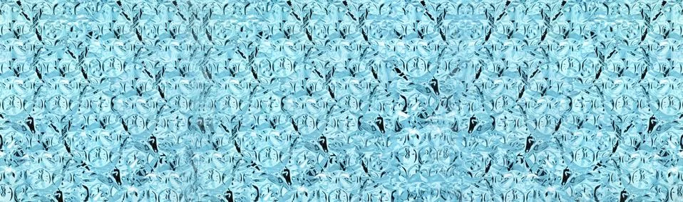 Plastic air bubble from a plastic packaging wrapper Stock Photos