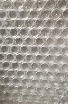 Plastic air bubble protection foil wrap texture background Stock Photos