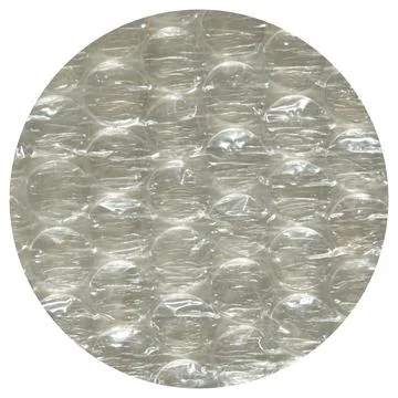 Plastic air bubble protection foil wrap texture background Stock Photos