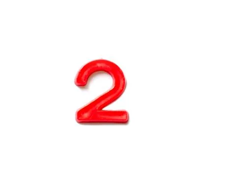 Plastic alphabet number Stock Photos