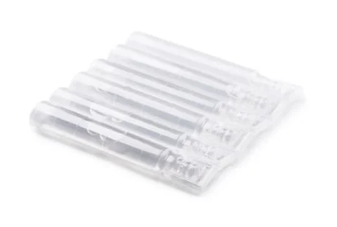 Plastic ampules Stock Photos