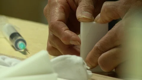 Plastic assembly Stock Footage 70951050