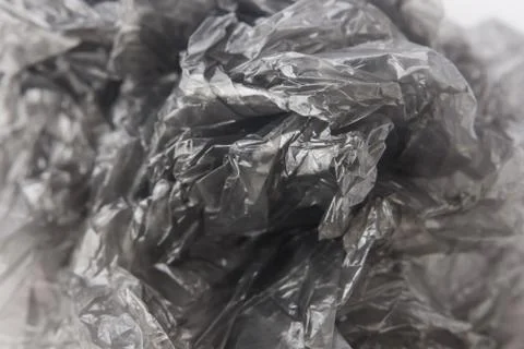 Plastic bag close-up. Background texture Stock Photos