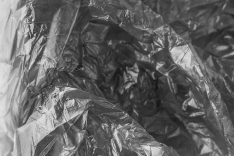 Plastic bag close-up. Background texture Stock Photos
