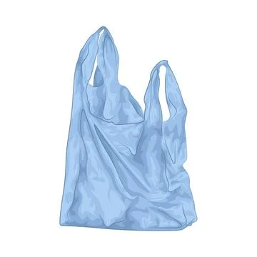 Plastic Bag Illustration Illustrazione stock