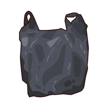 Plastic Bag illustration Stock Illustration