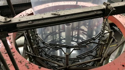 Plastic bag production Video stock 113277893