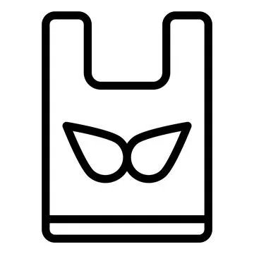 Plastic bag Vector Icon Design Illustration Stock Illustration