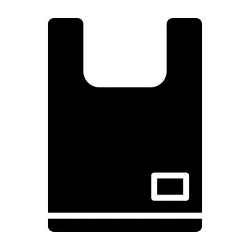 Plastic bag Vector Icon Design Illustration Stock Illustration