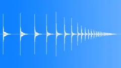 Plastic ball bouncing drop on wood Sound Effect