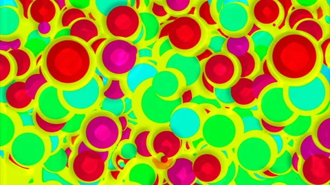 Plastic Balls VJ Loops seamless footages Stock Footage 163837374