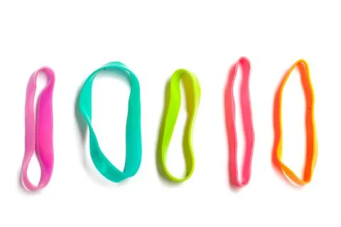 Plastic band isolate Stock Photos