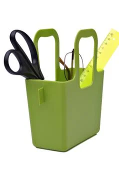 Plastic basket Stock Photos