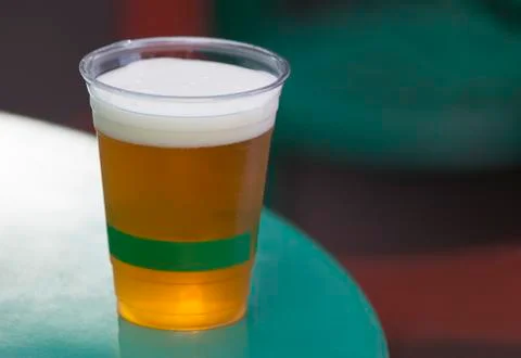 Plastic Beer Cup Stock Photos