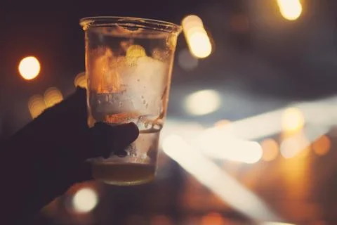 Plastic Beer Cup Stock Photos
