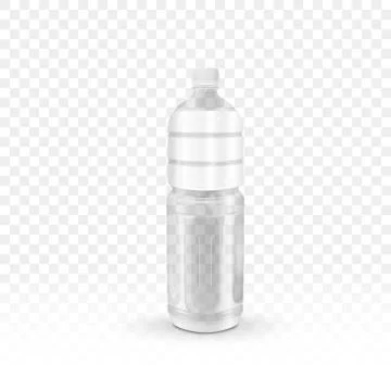 Plastic beverage bottle Stock Illustration