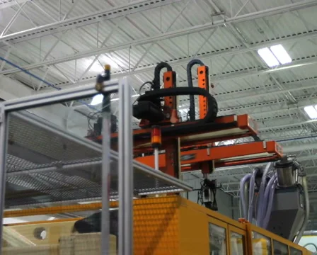 Plastic Bin Creation Stock Footage 939730