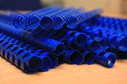 Plastic binding combs Stock Photos