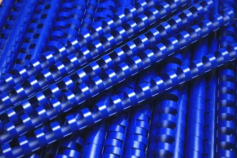 Plastic binding combs Stock Photos