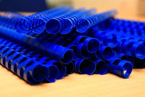 Plastic binding combs Stock Photos