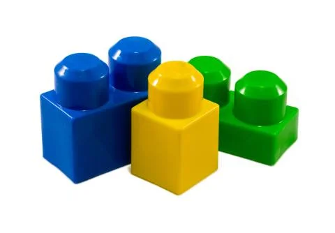 Plastic blocks Stock Photos