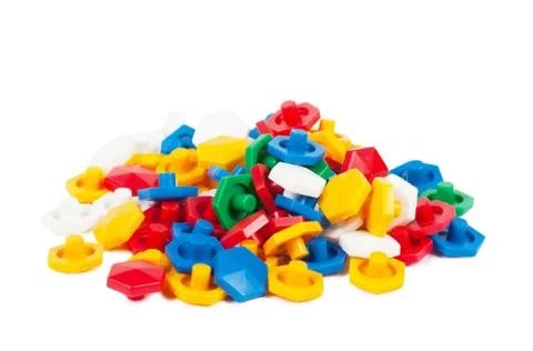 Plastic blocks Stock Photos