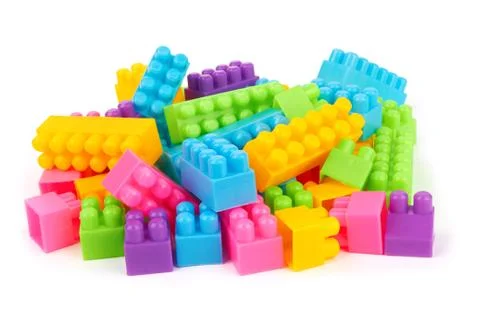 Plastic blocks Stock Photos