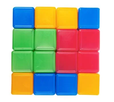 Plastic blocks Stock Photos