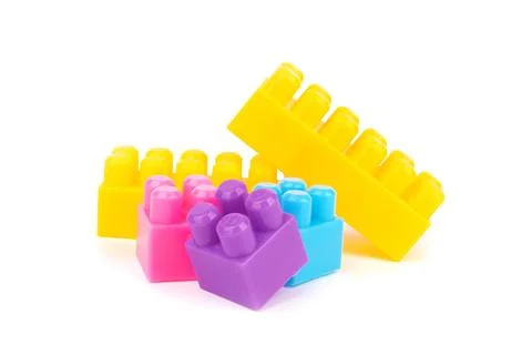 Plastic blocks 写真素材