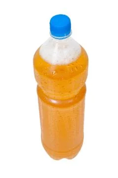 Plastic bottle of beer Stock Photos