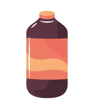 Plastic bottle beverage Stock Illustration