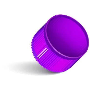 Plastic bottle cap Plastic bottle cap isolated on white background. Vector... Stock Photos