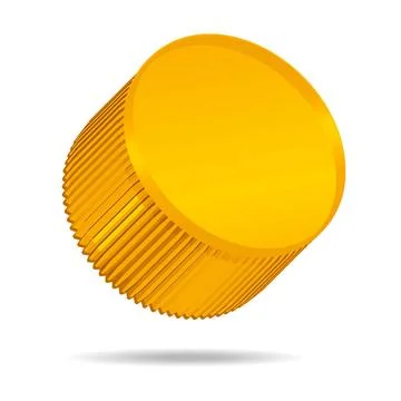 Plastic bottle cap Plastic bottle cap isolated on white background. Vector... Stock Photos