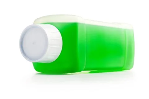 Plastic bottle with cleaning liquid Stock Photos