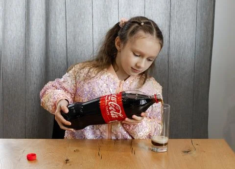 Plastic bottle of Coca-Cola Stock-Fotos