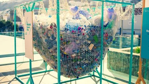 Plastic bottle collection Stock Photos