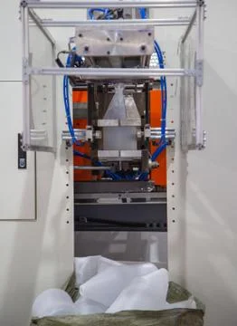 Plastic bottle container blowing machine Stock Photos