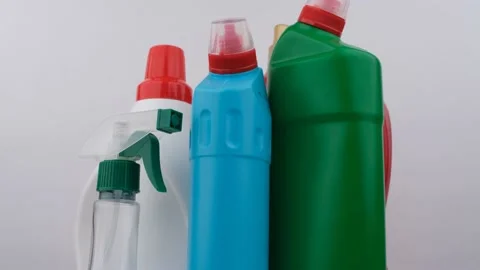 Plastic bottle detergent Stock Footage 239673968