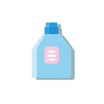 Plastic bottle of detergent Stock Illustration