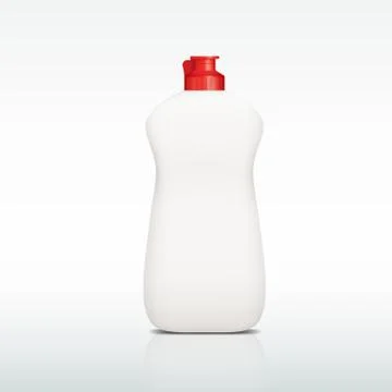 Plastic bottle of detergent Stock Illustration