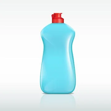 Plastic bottle of detergent 스톡 일러스트