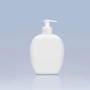 Plastic bottle with a dispenser for liquid soap Stockillustratie