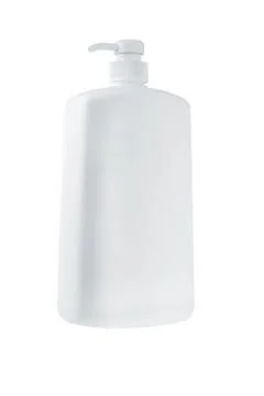 Plastic bottle dispenser Foto stock