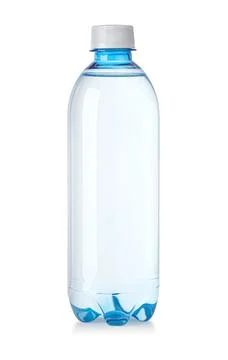 Plastic bottle of drinking water Stock Photos