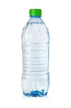 Plastic bottle of drinking water Stock Photos