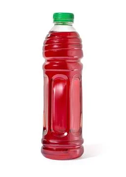 Plastic bottle with drinks Stock Photos